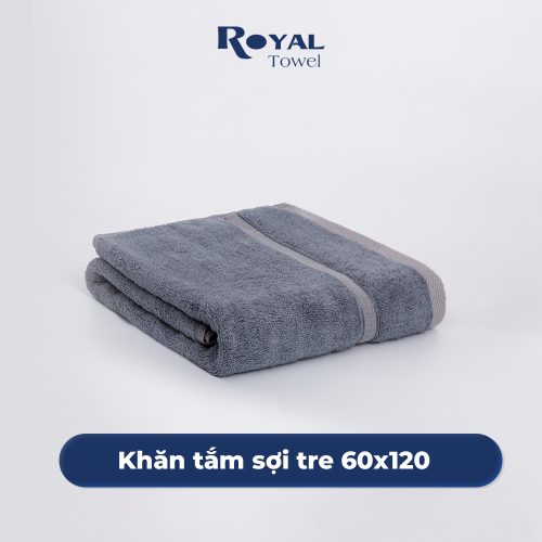 Khăn Tắm Sợi Tre Royal Towel 60x120cm Mềm Mại, Thấm Hút, Kháng Khuẩn