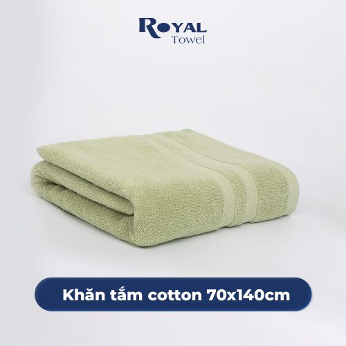 Khăn Tắm 70x140cm Cotton Royal Towel Mềm Mại, Thấm Hút, Kháng Khuẩn