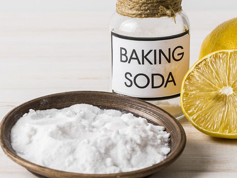 Khử mùi khăn mặt bằng baking soda