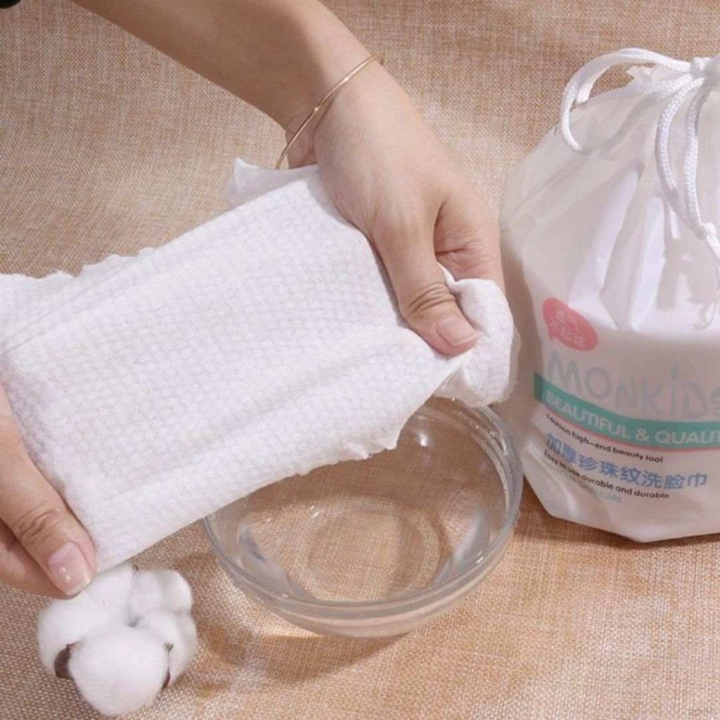 Miếng khăn mặt dùng 1 lần Monkids
