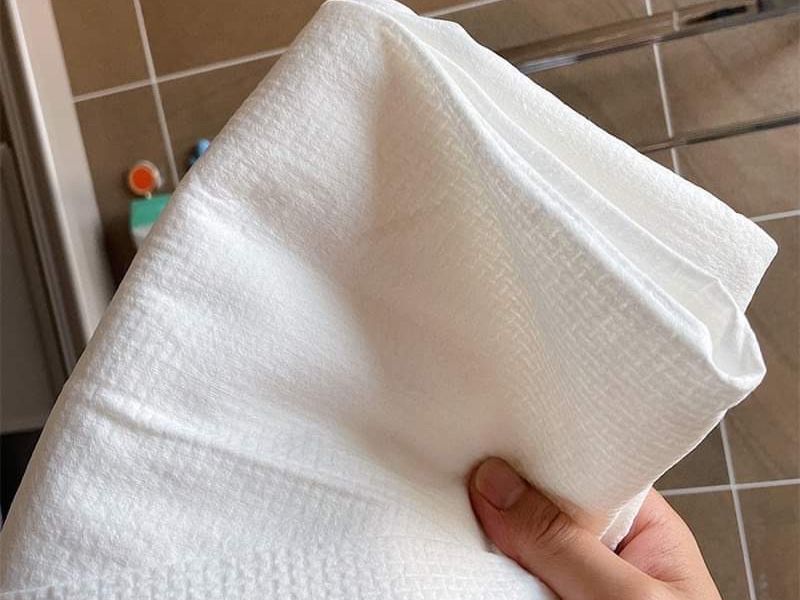 Sử dụng khăn tắm nén 2-3 lần