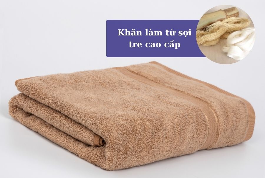 Khăn tắm 70x140cm sợi tre