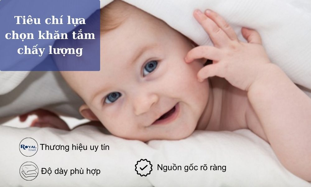 Tiêu chí lựa chọn khăn tắm sợi tre cho bé chất lượng