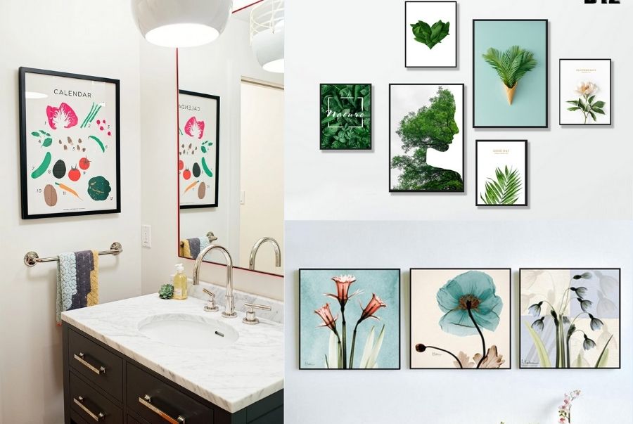 Vật dụng trang trí phòng tắm - tranh treo tường